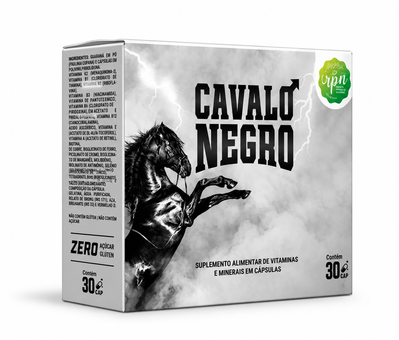 Suplemento De Energia Estimulante Masculino Cavalo Negro