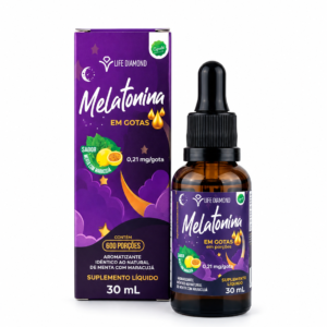 Melatonina Em Gotas 30 Ml Auxilia Na Qualidade Do Sono